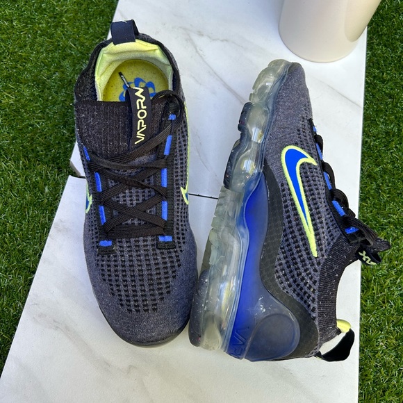 Nike Air Vapormax 2021 Flyknit Obsidian Light Lemon Twist Racer
Blue Black S 8.5 - Picture 11 of 12
